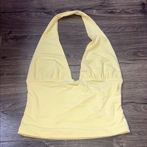 Yellow Halter Top